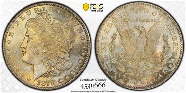 1878-S $1 MS64
