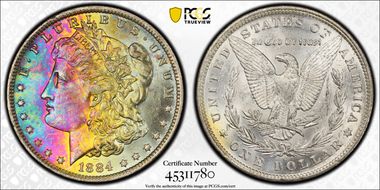 1884-O $1 MS62