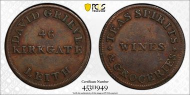 (c.1790) Tk 1/4D DH-147 Lothian, Leith AU50BN