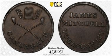(c.1790) Tk 1/4D DH-105 Lothian, Mitchell's AU55BN