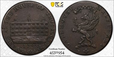 1793 Tk 1/2D DH-1 Kirkcudbrightshire Gatehouse AU53BN