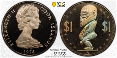 1974 $1 PR67DCAM