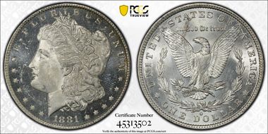 1881-O $1 MS63