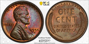 1954-D/D/D 1C RPM, FS-501 MS64BN
