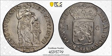 1793 Gulden KM-97.5 MS65