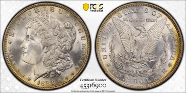 1888 $1 MS65+ 