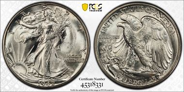 1942-D 50C MS66