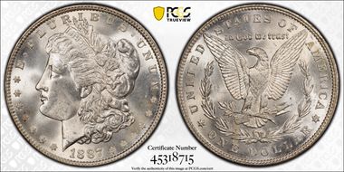 1887 $1 MS65