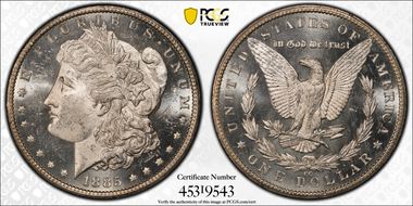 1885-CC $1 MS63PL