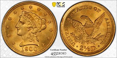 1900 $2.50 MS64