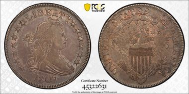 1807 50C Draped Bust XF45