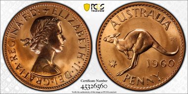 1960 Y. (p) 1D PR66RD