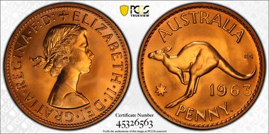 1963 Y. (p) 1D PR67RD