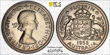 1958(m) Florin PR66