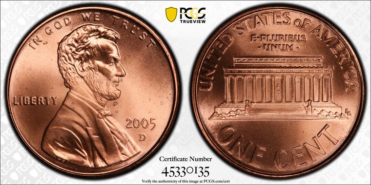 Cert 45330135 - Coin Image