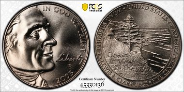 2005-D 5C Western Waters Satin Finish SP66