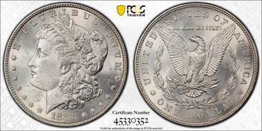 1883 $1 MS63