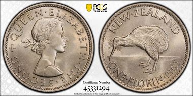 1963 Florin MS66