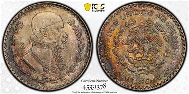 1962-Mo Peso KM-459 MS65