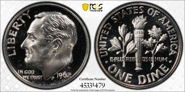 1962 10C PR67CAM