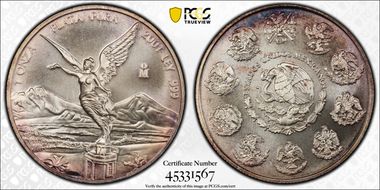 2001-Mo Onza Libertad Ag MS68