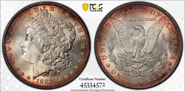 1888 $1 MS64