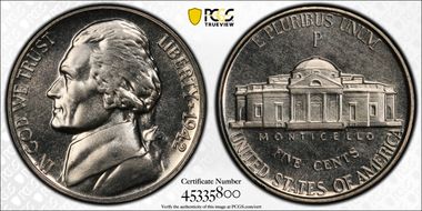 1942-P 5C Silver PR65