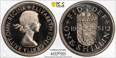 1953 Shil S-4139 English Rev PR66CAM