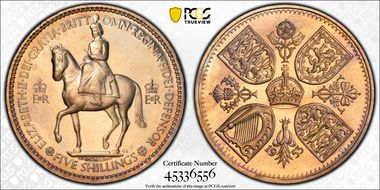 1953 Crown S-4136 Coronation PR65CAM