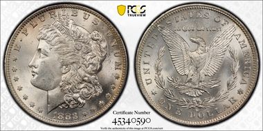 1883-O $1 MS64