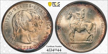 1900 $1 Lafayette MS65+