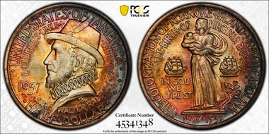 1937 50C Roanoke MS67