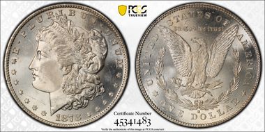 1878-S $1 MS64