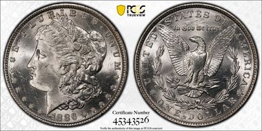 1886 $1 MS63