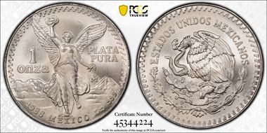 1988-Mo Onza Libertad Ag MS68