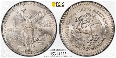 1988-Mo Onza Libertad Ag MS68