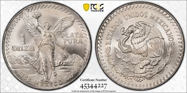1988-Mo Onza Libertad Ag MS68