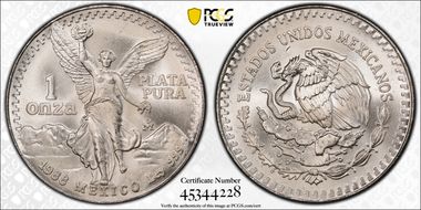 1988-Mo Onza Libertad Ag MS68