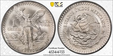 1988-Mo Onza Libertad Ag MS68