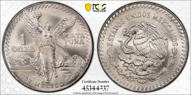 1988-Mo Onza Libertad Ag MS68