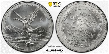 1999-Mo Onza Libertad Ag MS69