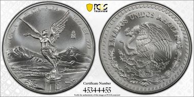 1999-Mo Onza Libertad Ag MS69