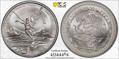1997-Mo Onza Libertad Ag MS69