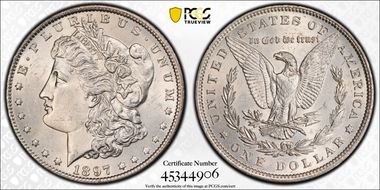 1897 $1 MS62