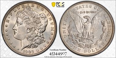 1903 $1 MS61