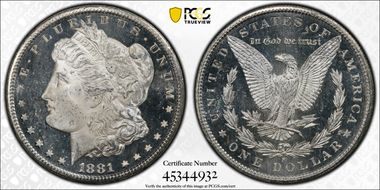 1881-S $1 MS65DMPL