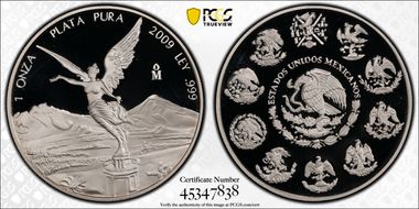 2009-Mo Onza Libertad Ag PR69DCAM