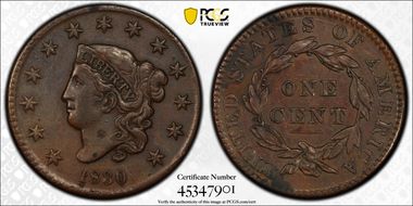 1830 1C N-6 Medium Letters N1BN