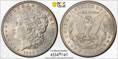 1894-S $1 MS63