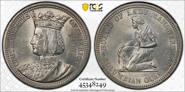 1893 25C Isabella AU58